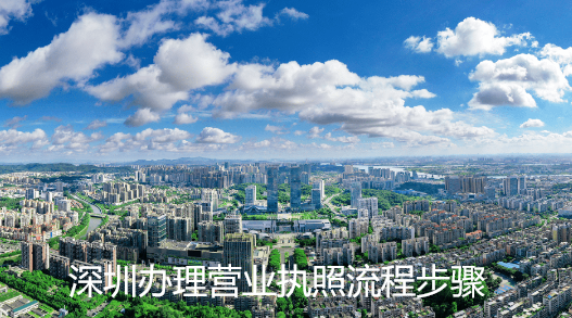 深圳办理营业执照流程步骤
