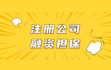 担保公司注册条件